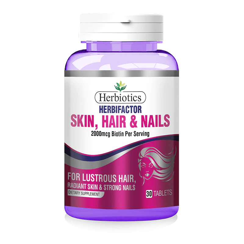 Herbiotics Herbifactor Hair, Skin & Nails, 30 Ct - My Vitamin Store