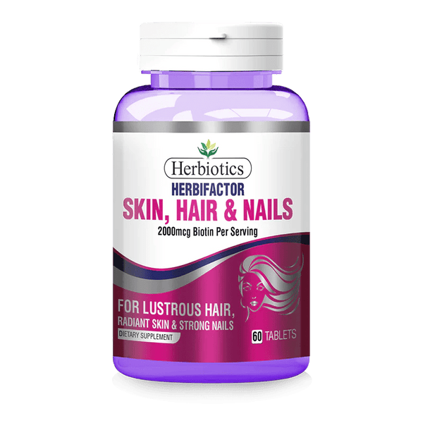 Herbiotics Herbifactor Hair, Skin & Nails, 60 Ct - My Vitamin Store