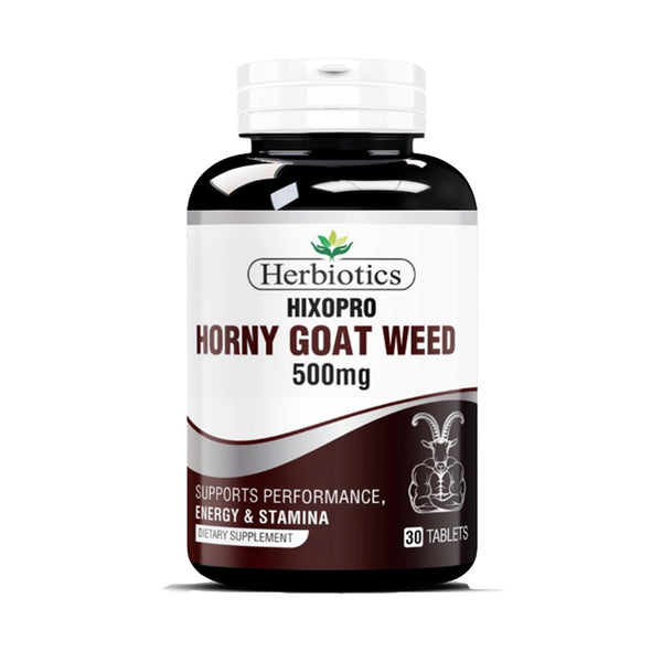 Herbiotics Hixopro Horny Goat Weed 500mg, 30 Ct - My Vitamin Store