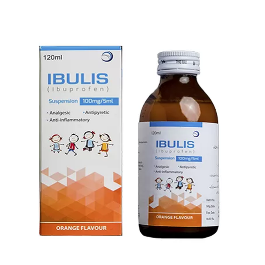 Ibulis (Ibuprofen) Suspension 100mg/5ml, 120ml  - Titlis