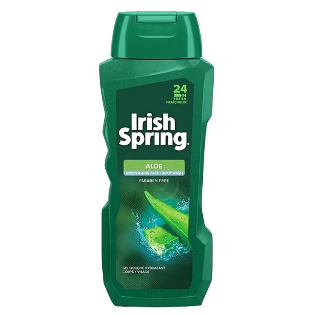 Irish Spring Aloe Moisturizing Face + Body Wash, 532ml - My Vitamin Store
