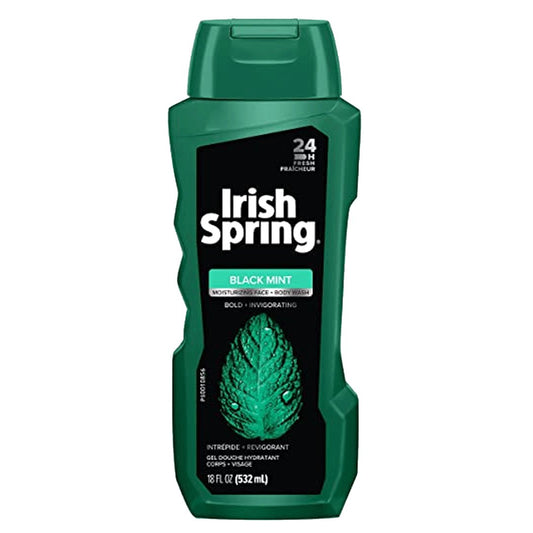 Irish Spring Black Mint Body Wash, 532ml - My Vitamin Store