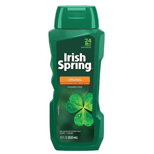 Irish Spring Original Moisturizing Face + Body Wash, 532ml - My Vitamin Store