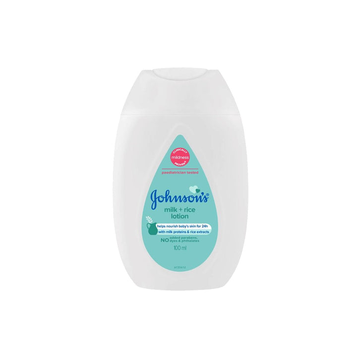 Johnson's Baby Milk + Rice Lotion, 100ml - My Vitamin Store