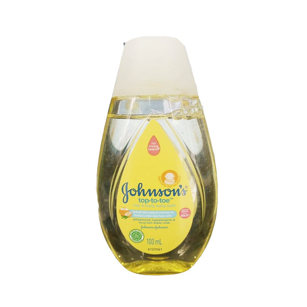 Johnson's Baby Top to Toe Hair & Body Bath, 100ml - My Vitamin Store