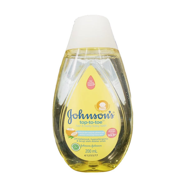 Johnson's Baby Top to Toe Hair & Body Bath, 200ml - My Vitamin Store