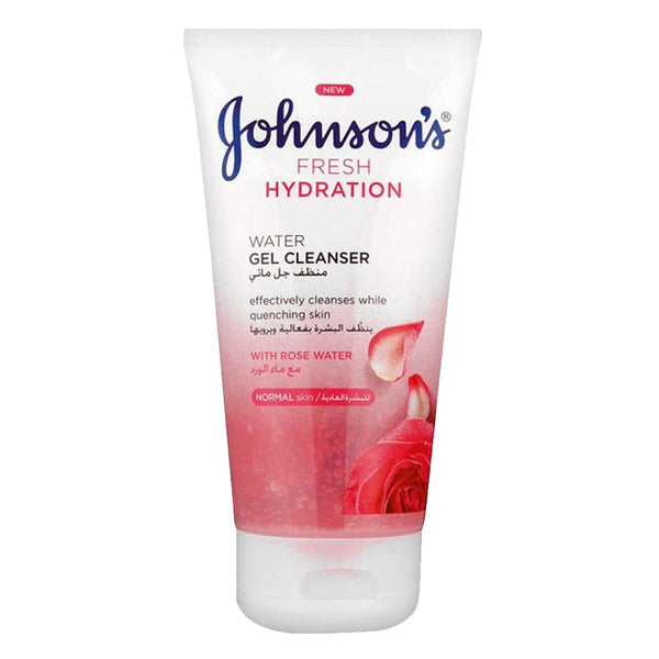 Johnson's Fresh Hydration Water Gel Cleanser with Rose Water, 150ml - My Vitamin Store