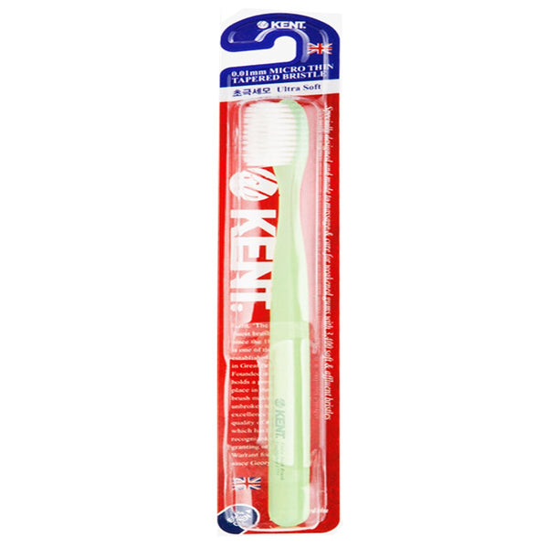 Kent 0.01mm Micro Thin Ultra Soft Toothbrush (Light Green), 1 Ct - My Vitamin Store