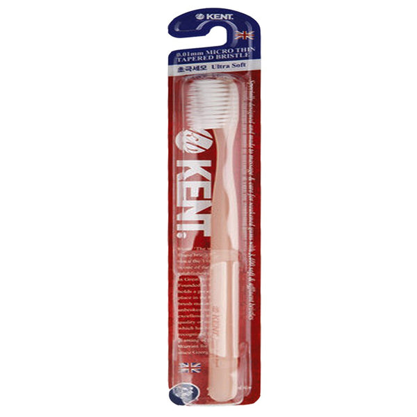 Kent 0.01mm Micro Thin Ultra Soft Toothbrush (Peach), 1 Ct - My Vitamin Store