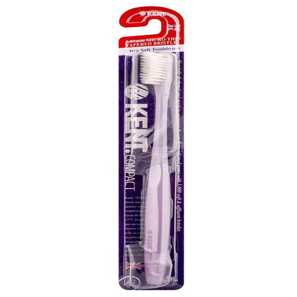 Kent Compact Toothbrush Purple, 1 Ct - My Vitamin Store