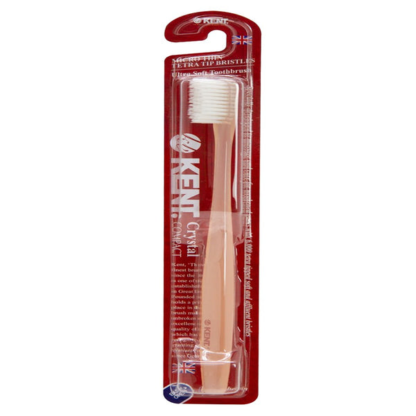 Kent Crystal Compact Ultra Soft Toothbrush, 1 Ct - My Vitamin Store