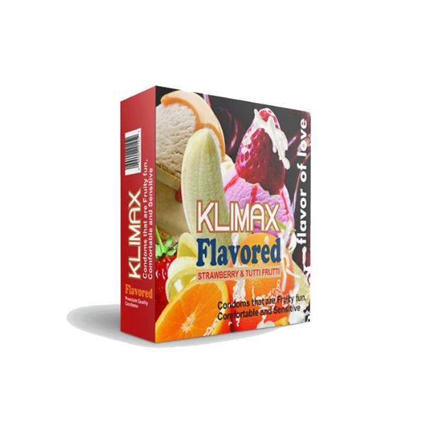 Klimax Flavored (Strawberry) Condoms, 2 Ct - My Vitamin Store