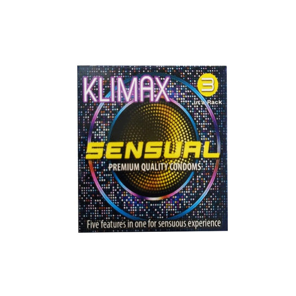 Klimax Sensual Condoms, 3 Ct - My Vitamin Store