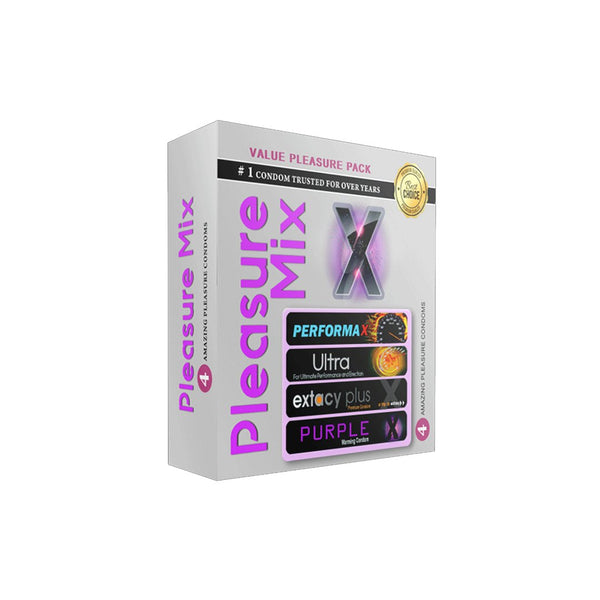Klimax X Pleasure Mix Condoms, 4 Ct - My Vitamin Store