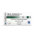 klodic (Diclofenac Potassium) 50mg, 20 Ct - Nabiqasim