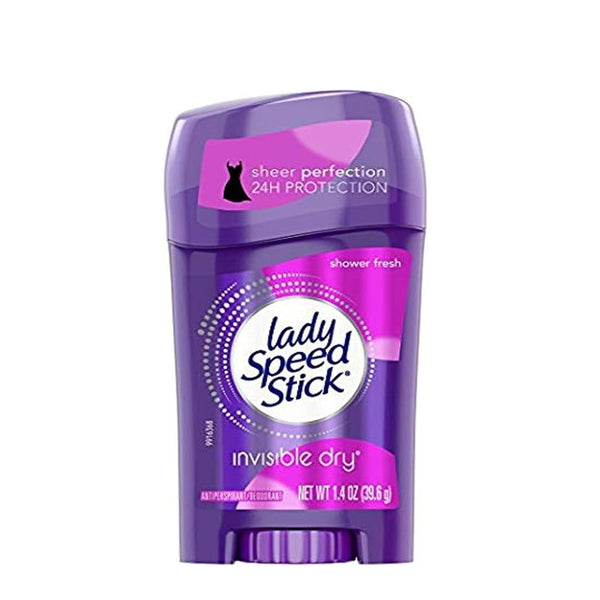 Lady Speed Stick Shower Fresh Invisible Dry Deodorant Stick 48H, 39.6g - My Vitamin Store