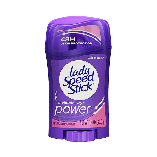 Lady Speed Stick Wild Freesia Invisible Dry Power 48H, 39.6g - My Vitamin Store