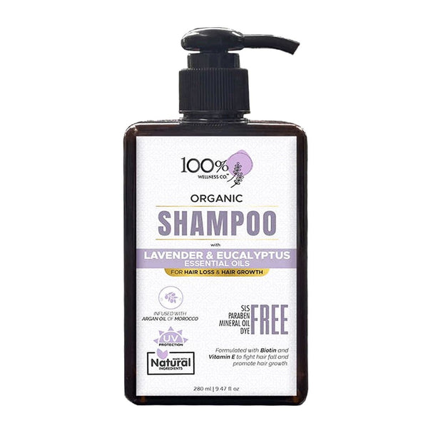 Lavender & Eucalyptus Shampoo - 100% Wellness Co - My Vitamin Store