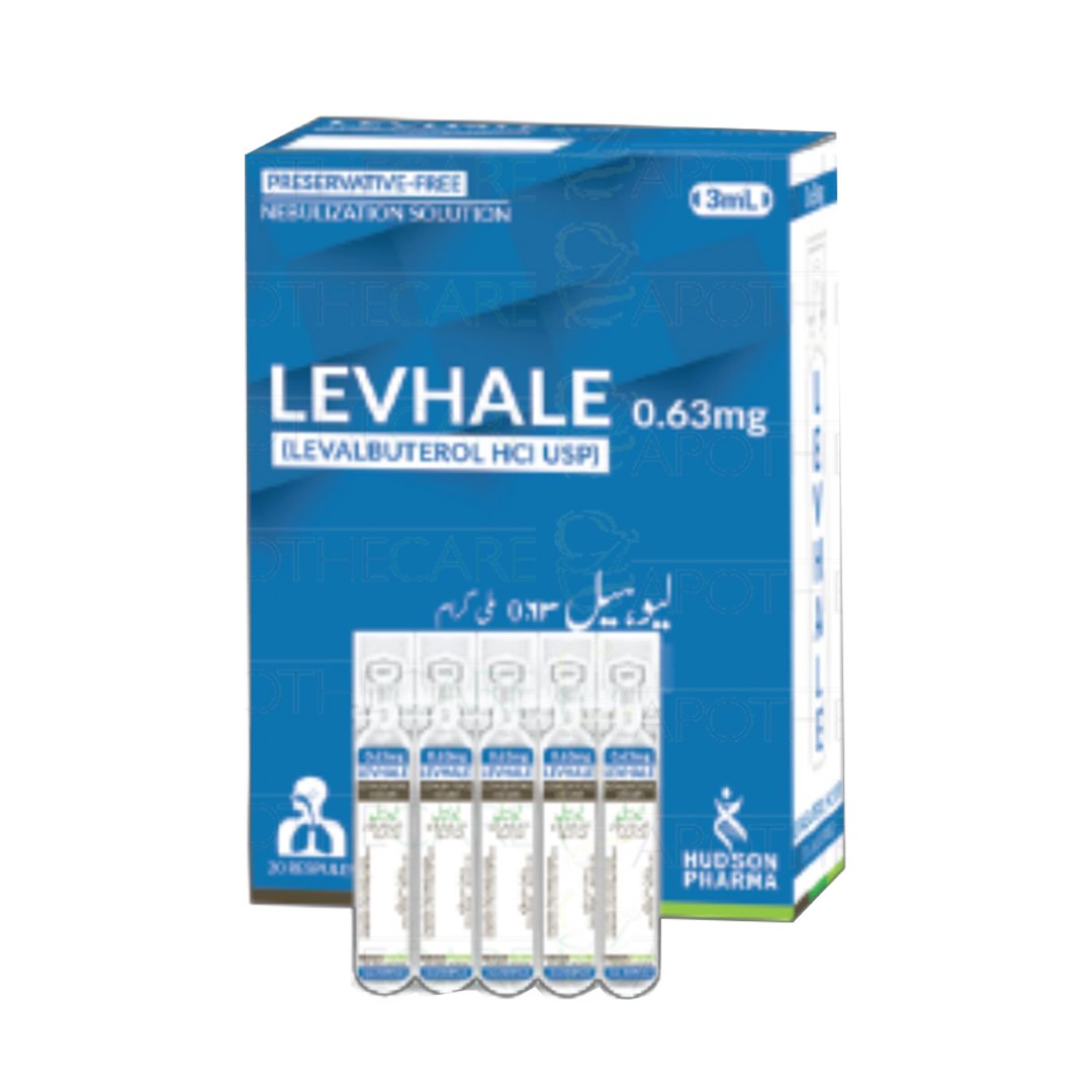 Levhale Respules (0.63mg/3ml) Nebulization Solution, 20 Ct - My Vitamin Store