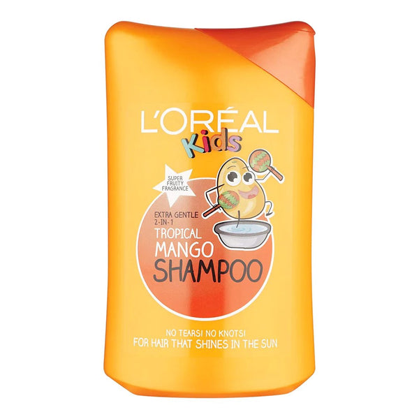 L'oreal Kids Extra Gentle 2-in-1 Tropical Mango Shampoo, 250ml - My Vitamin Store