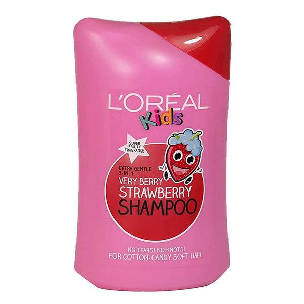 L'oreal Kids Extra Gentle 2-in-1 Very Berry Strawberry Shampoo, 250ml - My Vitamin Store