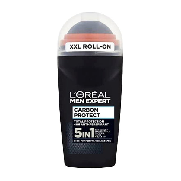 L'Oreal Men Expert Carbon Protect Total Protection 5-in-1 Roll on 48H, 50ml - My Vitamin Store
