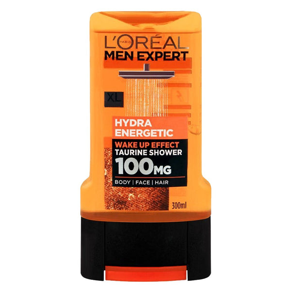 L'Oreal Men Expert Hydra Energetic Wakeup Effect Taurine Shower, 300ml - My Vitamin Store