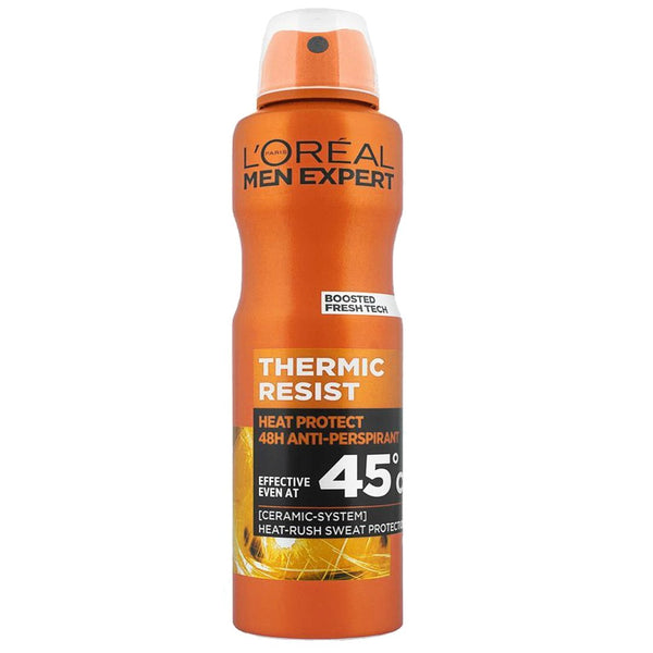 L'Oreal Men Expert Thermic Resist Heat Protect Anti-Perspirant Deodorant 48H, 250ml - My Vitamin Store