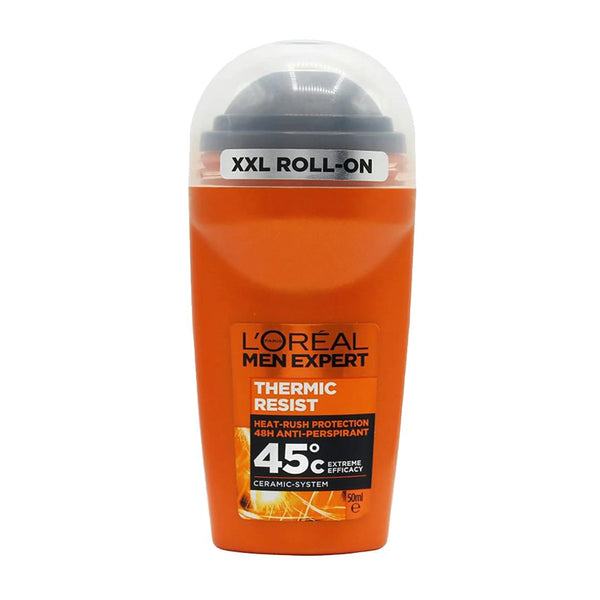 L'Oreal Men Expert Thermic Resist Heat Protect Anti-Perspirant Roll on, 50ml - My Vitamin Store
