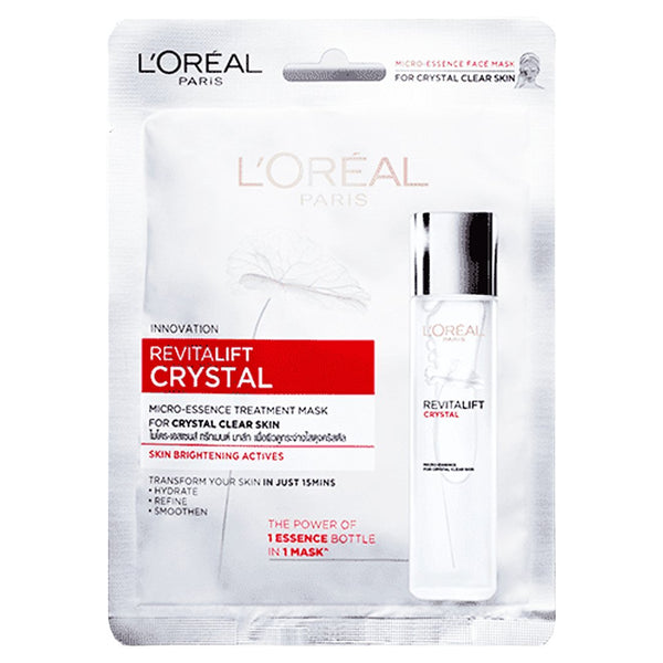 L'Oreal Paris Revitalift Crystal Micro Essence Treatment Mask - My Vitamin Store