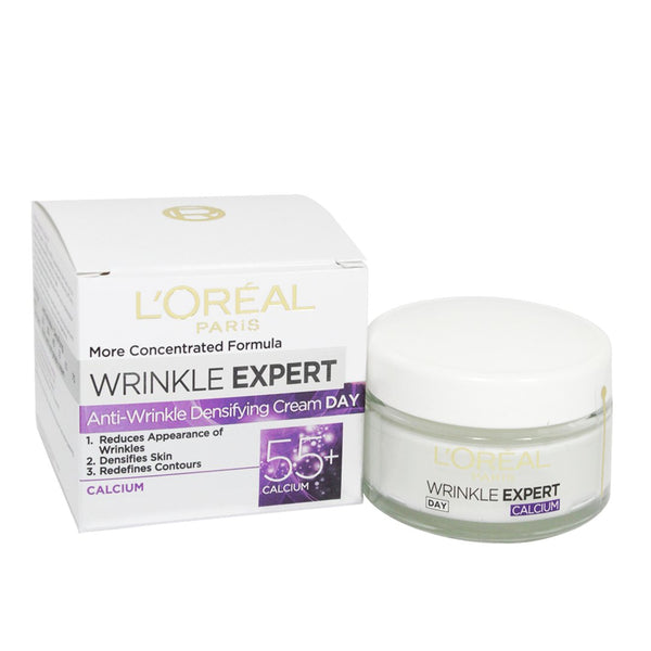 L'Oreal Paris Wrinkle Expert Anti-Wrinkle Densifying Day Cream 55+ Calcium, 50ml - My Vitamin Store