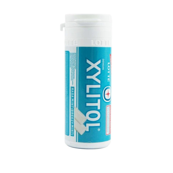Lotte Xylitol Chewing Gum (Breezy Mint), 20 Ct - My Vitamin Store
