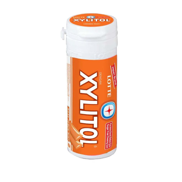 Lotte Xylitol Chewing Gum (Orange Mint), 20 Ct - My Vitamin Store