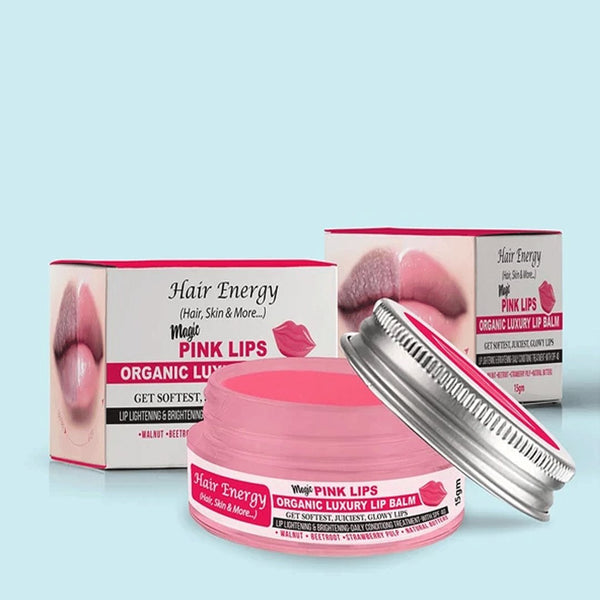 Magic Pink Lips Organic Luxury Lip Balm Tint (Berry) - Hair Energy - My Vitamin Store