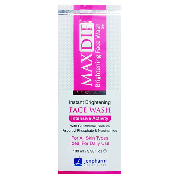 Maxdif Brightening Face Wash Gel, 100ml - Jenpharm - My Vitamin Store
