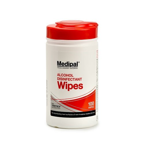 Medipal Alcohol Disinfectant Wipes, 100 Ct - My Vitamin Store