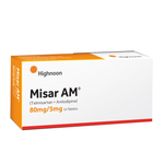 Misar AM 80mg/5mg Tablets, 20 Ct - Highnoon