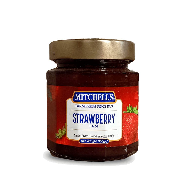 Mitchell's Strawberry Jam, 300g - My Vitamin Store