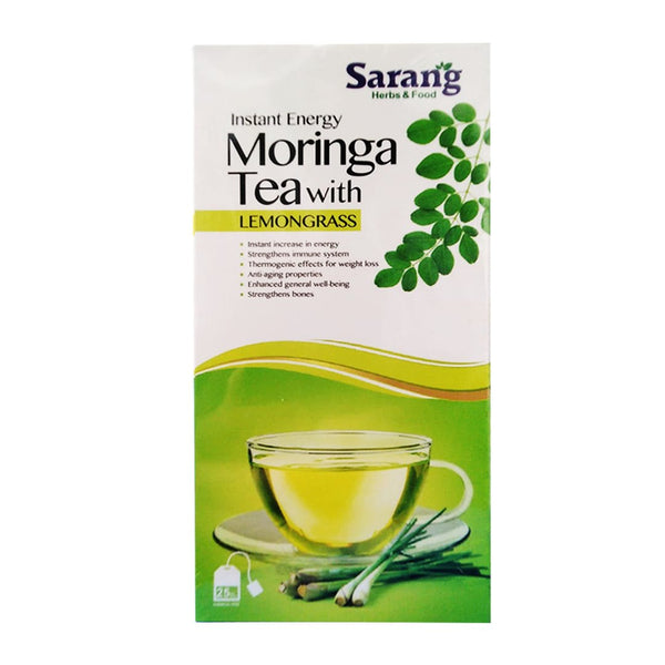 Moringa Tea Bags With Lemongrass - Sarang - My Vitamin Store