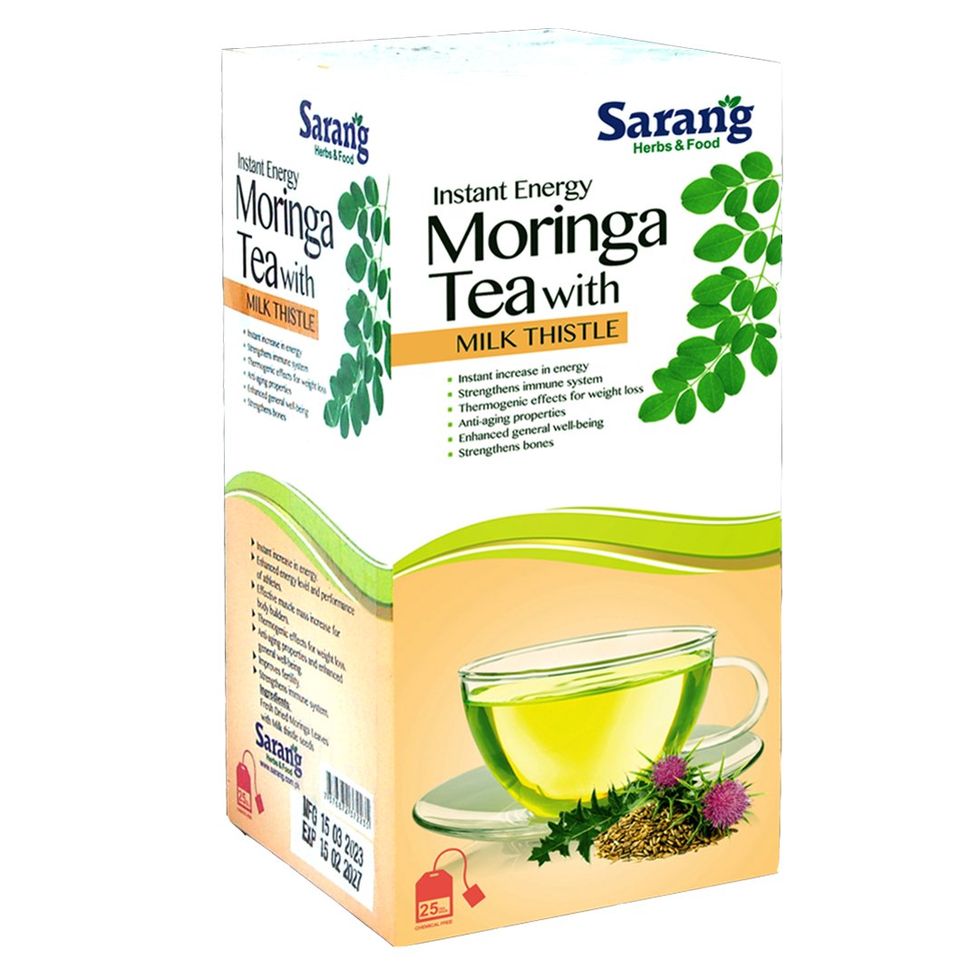 Buy Sarang Moringa Tea Bags with Milk Thistle Online in Pakistan | My ...