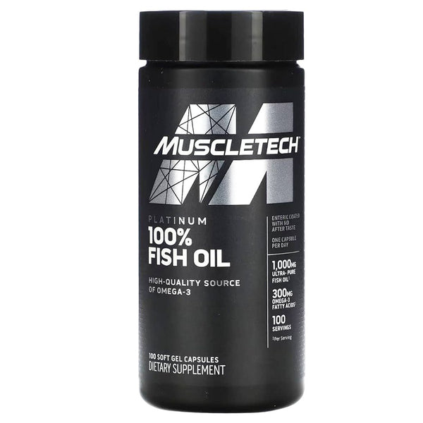 MuscleTech Platinum 100% Omega Fish Oil, 100 Ct - My Vitamin Store