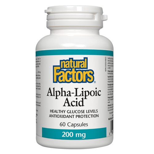 Natural Factors Alpha Lipoic Acid 200 mg, 60 Ct - My Vitamin Store
