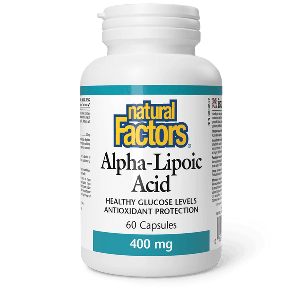Natural Factors Alpha Lipoic Acid 400 mg, 60 Ct - My Vitamin Store