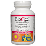 Natural Factors BioCgel (Non-Acidic Vitamin C) 500 mg, 90 Ct - My Vitamin Store