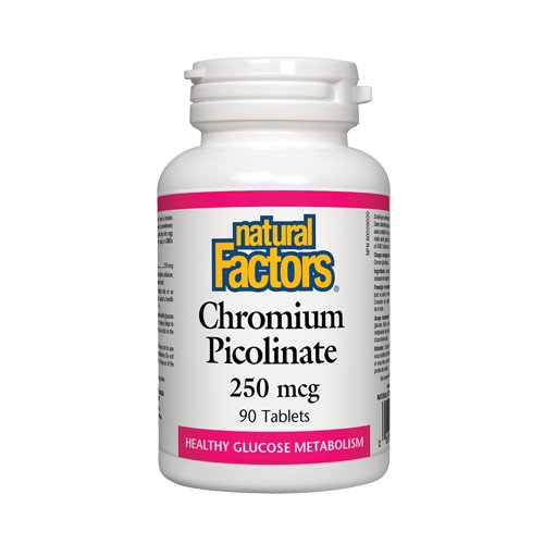 Natural Factors Chromium Picolinate 250mcg, 90 Ct - My Vitamin Store