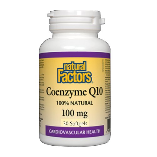 Natural Factors CoQ10 100mg, 30 Ct - My Vitamin Store