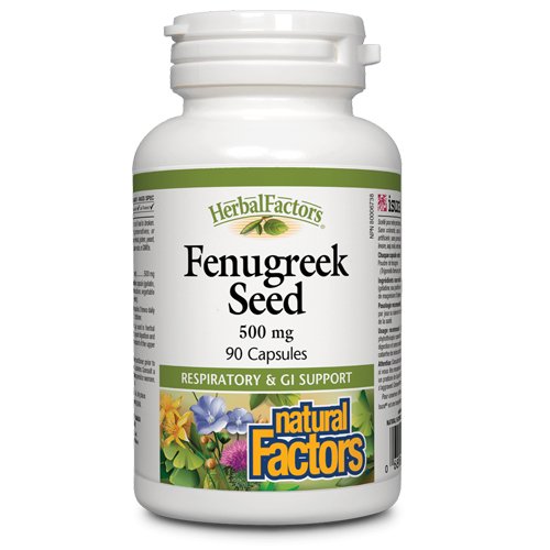 Natural Factors Fenugreek Seed 500 mg, 90 Ct - My Vitamin Store