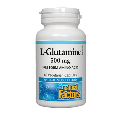 Natural Factors L-Glutamine 500mg, 60 Ct - My Vitamin Store
