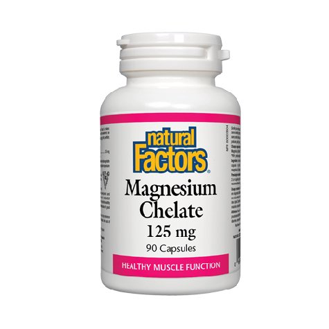 Natural Factors Magnesium Chelate 125mg, 90 Ct - My Vitamin Store