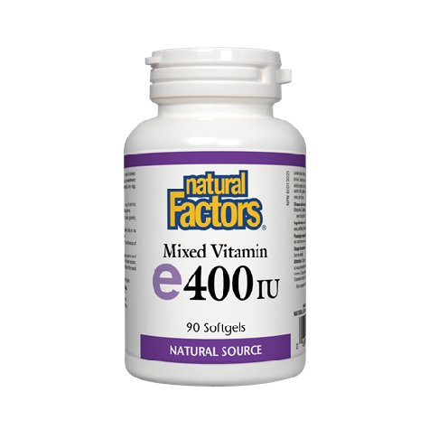 Natural Factors Mixed Vitamin E 400IU, 90 Ct - My Vitamin Store